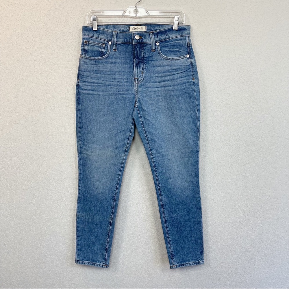 Madewell 9” High Rise Blue Denim Skinny Jeans 28